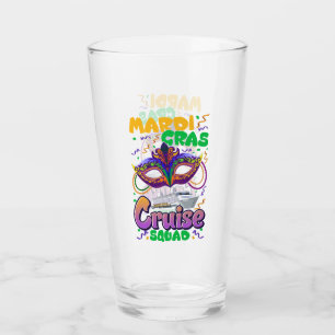 Mardi Gras Carnival Cruise Vacation Travel Glass