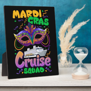 Mardi Gras Carnival Cruise Vacation Travel  Plaque