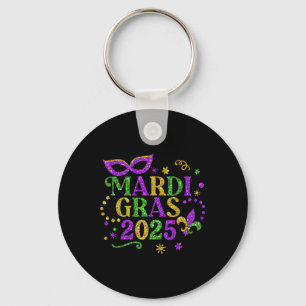 Mardi Gras Carnival Fat Tuesday Fleur De Lis Men W Key Ring