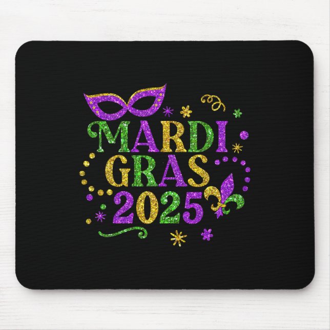 Mardi Gras Carnival Fat Tuesday Fleur De Lis Men W Mouse Mat (Front)
