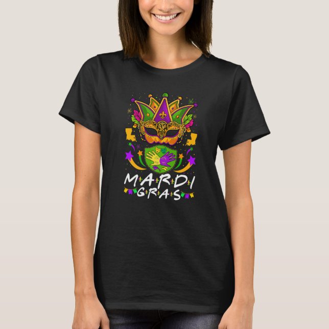 Mardi Gras Carnival Festival  Men Women Costume T-Shirt (Front)