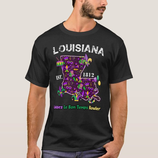 Mardi Gras Carnival Louisiana Maslenitsa New Orlea T-Shirt (Front)