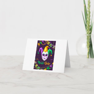 Mardi Gras Carnival Note Card