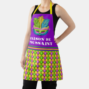 Mardi Gras Carnivale  Apron