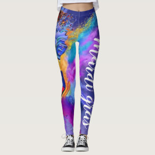 Mardi Gras Celebration Leggings
