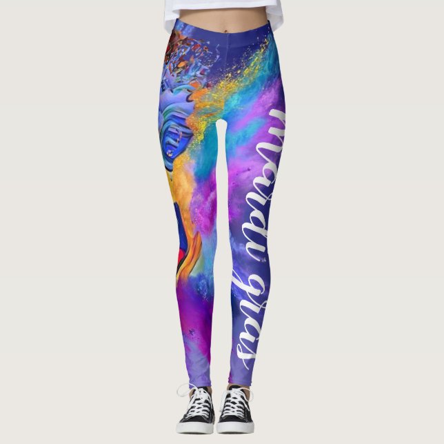 Mardi Gras Celebration Leggings (Front)