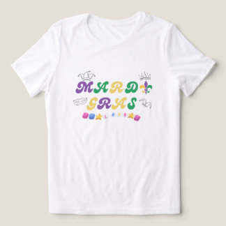 Mardi Gras Celebration love T-Shirt Tri-Blend Shirt