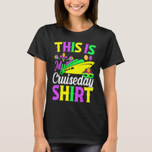 Mardi Gras Celebrations parade Boat This is My Cru T-Shirt
