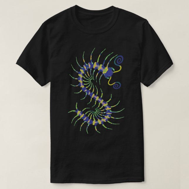 Mardi Gras Centipede TShirt (Design Front)