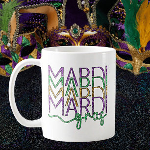 Mardi Gras Ceramic Mug