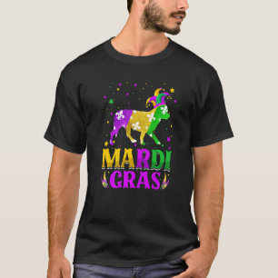 Mardi Gras Chihuahua Dog Lover Carnival Jester Pre T-Shirt