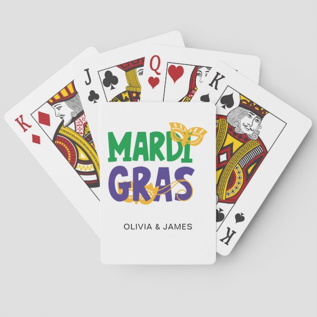 Mardi Gras Classic Playing Cards (Back)