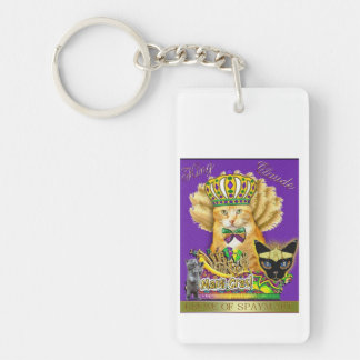 Mardi Gras Claude Keychain