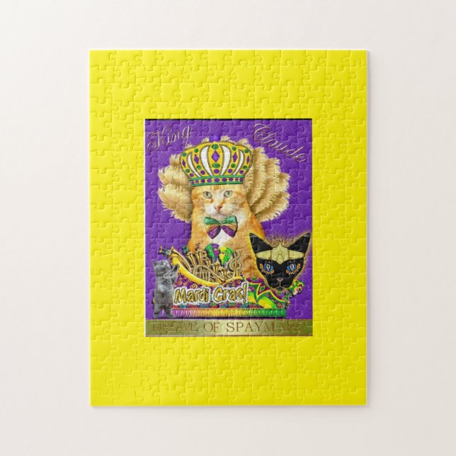 Mardi Gras Claude Puzzle (Vertical)