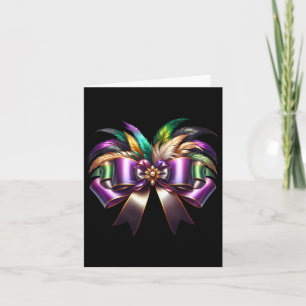 Mardi Gras Coquette Bow New Orleans Coquette Bow M Card