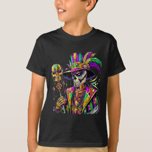 Mardi gras costume sugar skull carnival new orlean T-Shirt