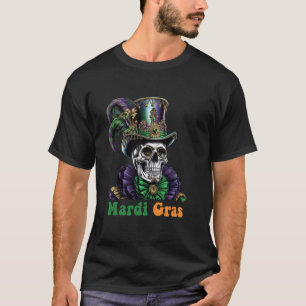 Mardi Gras Costume Sugar Skull Carnival New Orlean T-Shirt