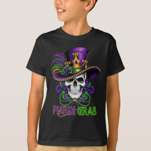 Mardi Gras Costume Sugar Skull Carnival New Orlean T-Shirt