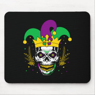 Mardi Gras Costume Sugar Skull Carnival Party Men Mouse Mat