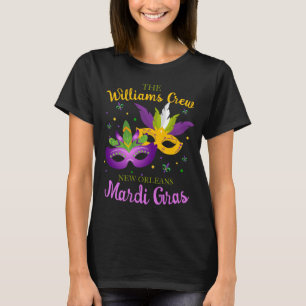Mardi Gras Crew Custom Matching T-shirt