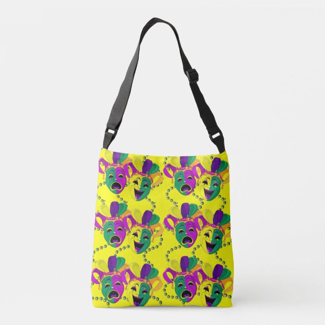 Mardi Gras Crossbody Bag (Back)