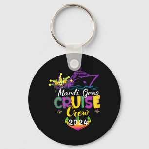 Mardi Gras Cruise 2024 Ship Family Matching Trip N Key Ring