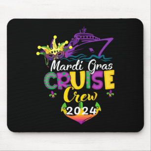 Mardi Gras Cruise 2024 Ship Family Matching Trip N Mouse Mat