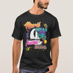 Mardi Gras Cruise 2025 America Yacht USA Carnival T-Shirt