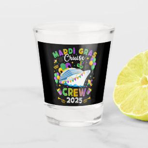 Mardi Gras Cruise Crew 2025 Matching Shot Glass