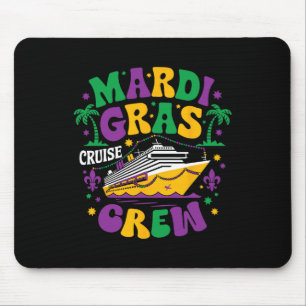 Mardi Gras Cruise Crew 2025 Trip Family Matching C Mouse Mat