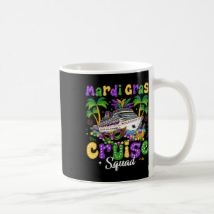 Mardi Gras Cruise Crew 2025 Trip New Orleans Famil Coffee Mug