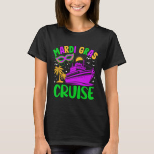 Mardi Gras Cruise Crew 2025 Trip New Orleans Famil T-Shirt