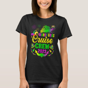 Mardi Gras Cruise Crew Matching Group Cruising Cru T-Shirt