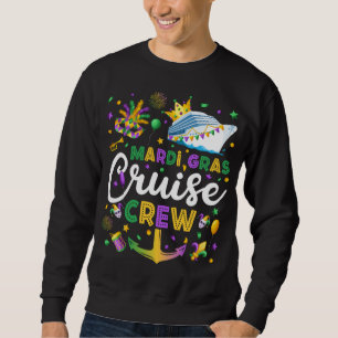 Mardi Gras Cruise Crew Matching Men Sweatshirt