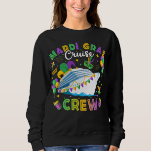 Mardi Gras Cruise Crew Matching Women Sweatshirt