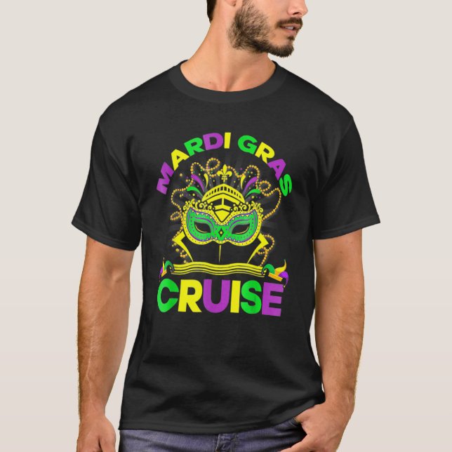 Mardi Gras Cruise Cruising New Orleans Party Costu T-Shirt (Front)