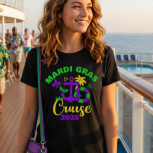 Mardi Gras Cruise  Custom Year  T-Shirt