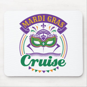 Mardi Gras Cruise Mouse Mat