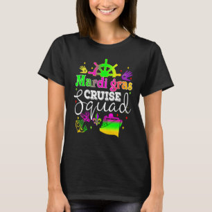 Mardi Gras Cruise Squad Carnival Costume Celebrati T-Shirt