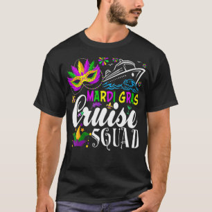 Mardi Gras Cruise Squad Costume Family Cruising Cr T-Shirt