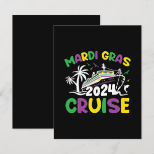 Mardi Gras Cruise Squad Enclosure Card