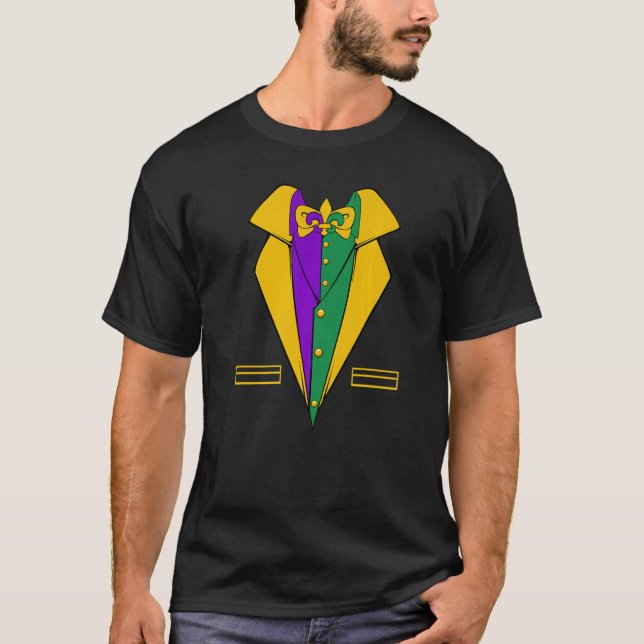 Mardi Gras Culture Dancing Tradition Costume Mask  T-Shirt (Front)