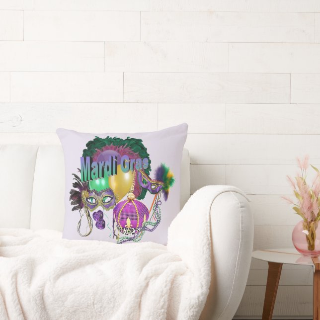 Mardi Gras Cushion (Couch)
