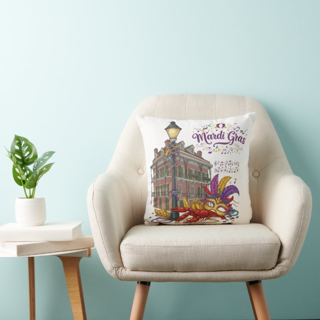 Mardi Gras Cushion (Chair)