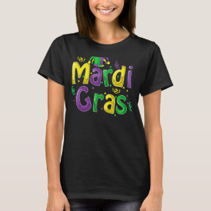 Mardi Gras Cute Carnival Fat Tuesday Funny Gift T-Shirt