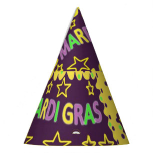 Mardi Gras Design Party Hat