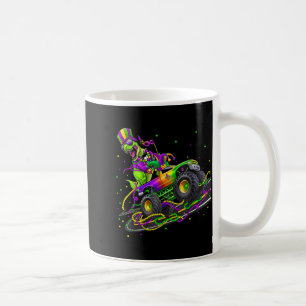 Mardi Gras Dinosaur Monster Truck Funny Men Boy Ki Coffee Mug