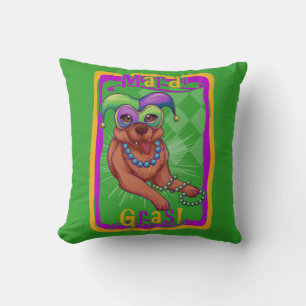 Mardi Gras Dog Cushion