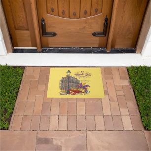 Mardi Gras Doormat