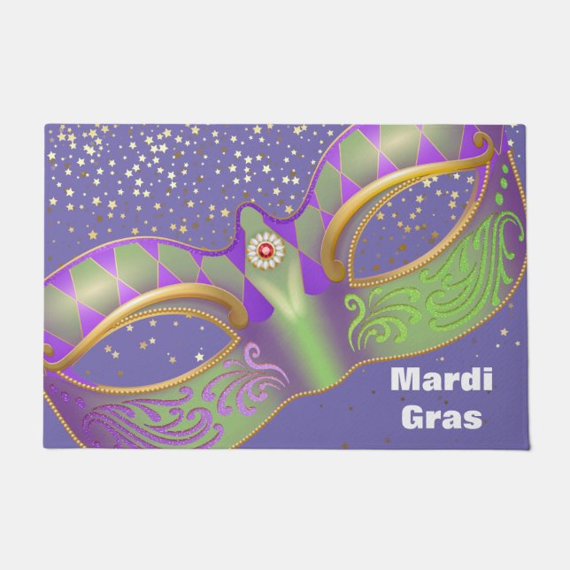 Mardi Gras Doormat (Front)